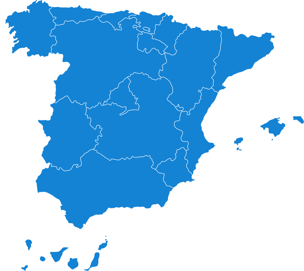 mapa España Interim